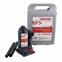 Домкрат гидравлический бутылочный  2т h 148-278мм SKYWAY с клапаном в кейсе